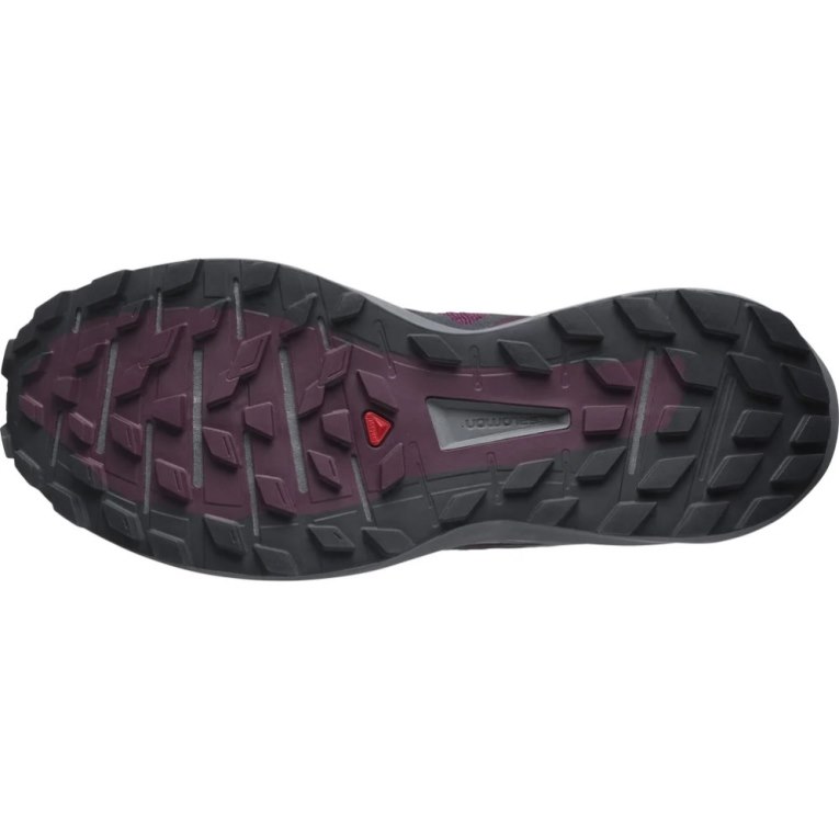 Tenis Para Trail Running Salomon Sense Ride 4 Mujer Vino Grises Oscuro | MX FDXR251